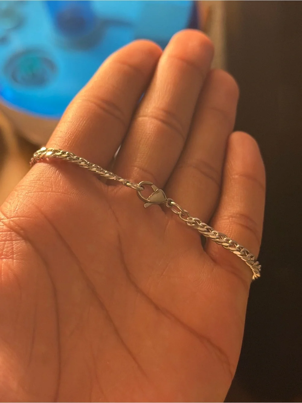 Silver Cuban Link Bracelet — 4mm